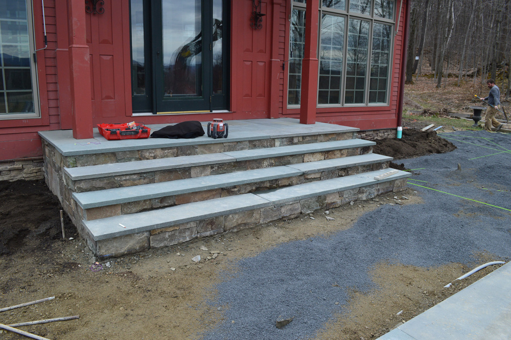 Paver Apron, Walkways, and Stone Stairs Landshapes